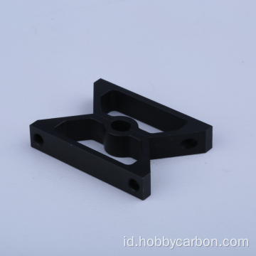 Penjepit Selang Aluminium Anodized Hitam